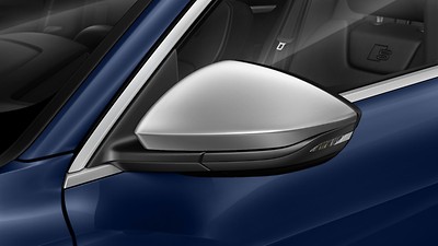 Exterior mirror housings in Aluminum Look